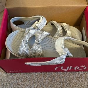 Ryka White Sandals